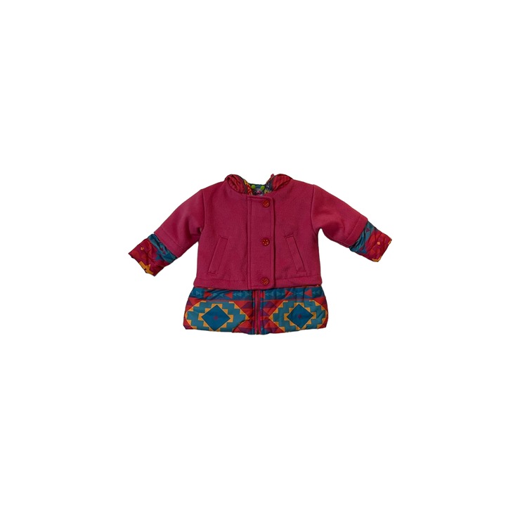 Lány kabát kapucnival, Rosalita Senoritas Baby-Norcross, rózsaszín, 3-6 hónapos