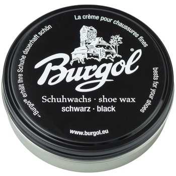 Ceara de palmier pentru incaltaminte Burgol, negru, 100ml Ceara de palmier pentru incaltaminte Burgol, negru, 100ml