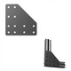 Conector V-Slot pentru profile din aluminiu, Negru