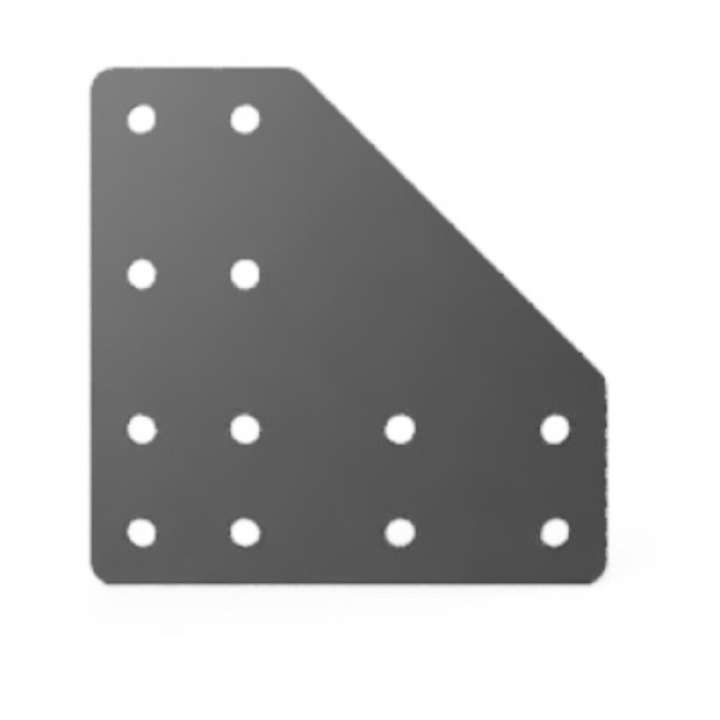 Conector V-Slot pentru profile din aluminiu, Negru