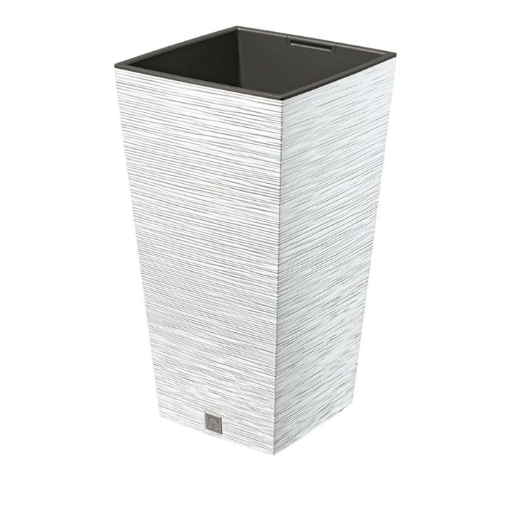 Ghiveci de flori, Prosperplast, Plastic, 55 x 29.5cm, Alb