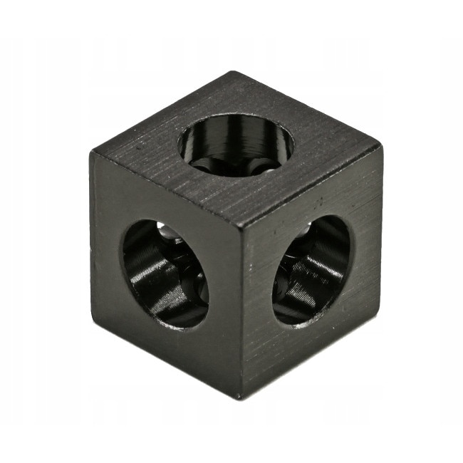 Cub conector V-Slot pentru profile din aluminiu, Negru - eMAG.ro