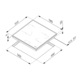 Pachet Pyramis PHC 61430IFB8060, cuptor electric incorporabil si plita electrica, 6 functii, clasa A, volum 64 litri, control electronic, 4 zone de gatit vitro, finisaj sticla neagra si inox