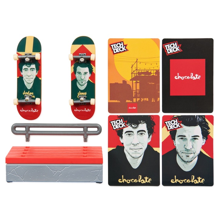 Комплект Tech Deck Vs. Series - Obstacle and fingerboard James