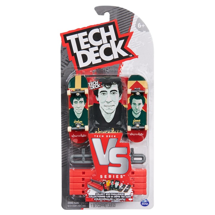 Set Tech Deck Vs. Series - Obstacol si fingerboard James