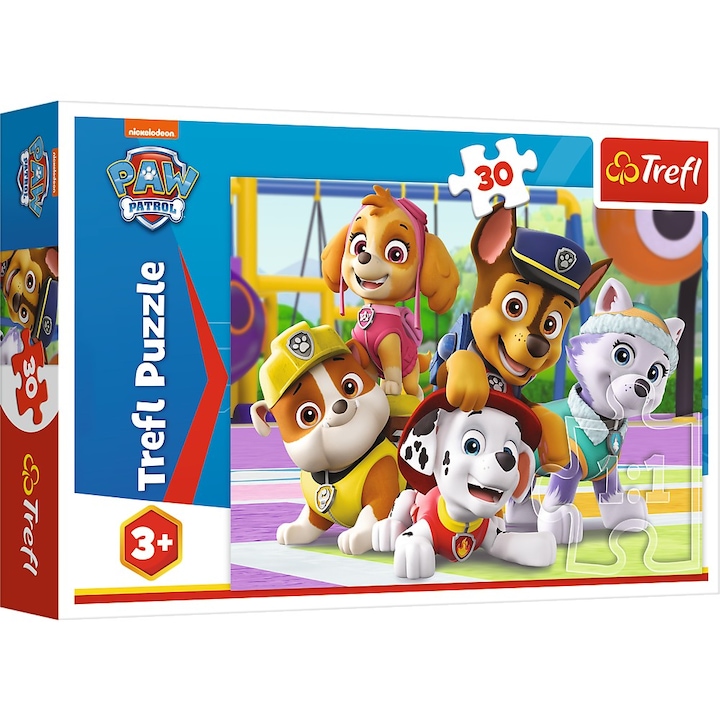 Trefl Puzzle, Paw Patrol, Mindig időben, 30 db