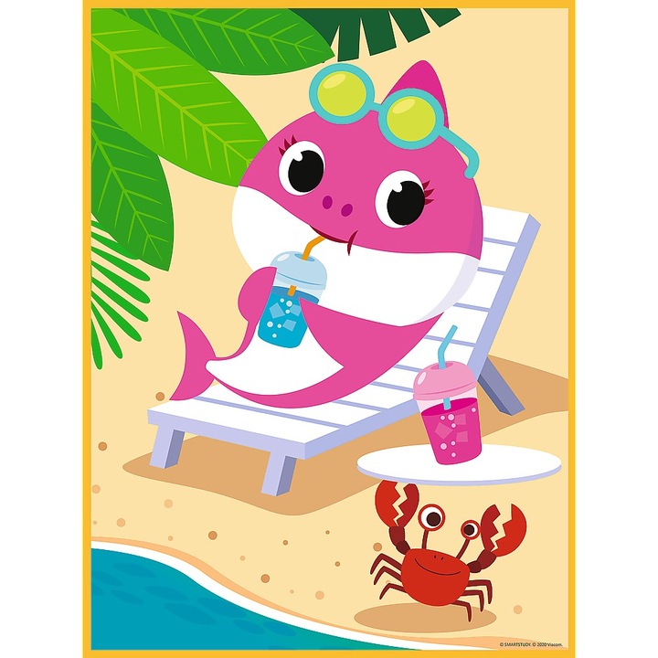 Puzzle Trefl Primo Baby Maxi, Baby Shark, 2x10 piese