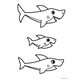 Puzzle Trefl Primo Baby Maxi, Baby Shark, 2x10 piese