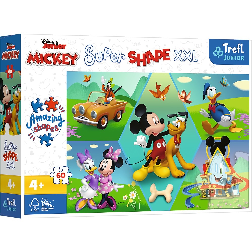 Puzzle Trefl Junior Super Shape XXL, Disney Mickey Mouse, Mickey