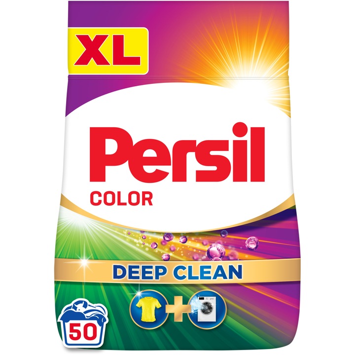 Detergent de rufe automat Persil color, 50 spalari, 3kg