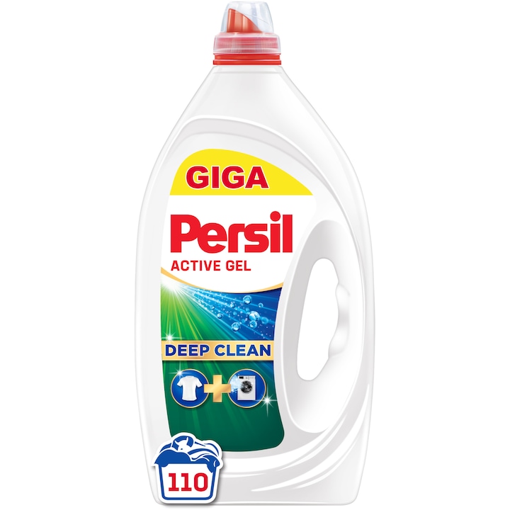 Detergent de rufe lichid Persil Power Gel, 110 spalari, 4,95L