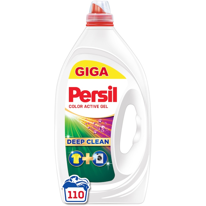 Detergent de rufe lichid Persil Color Gel, 110 spalari, 4,95L