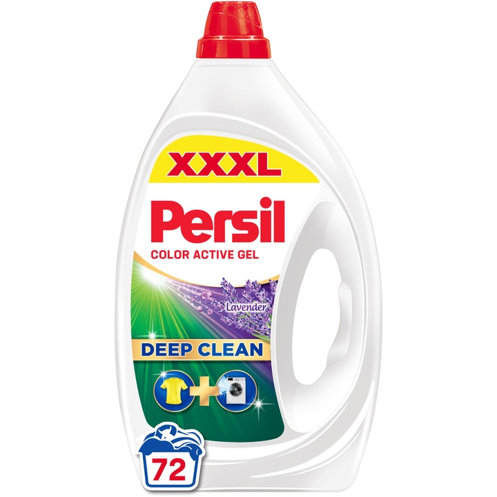 Detergent de rufe lichid Persil Lavanda Gel, 72 spalari, 3,24L