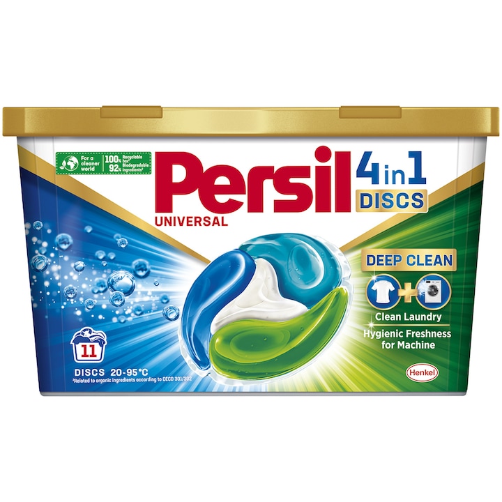 Капсули за пране Persil Discs Universal, 11 пранета