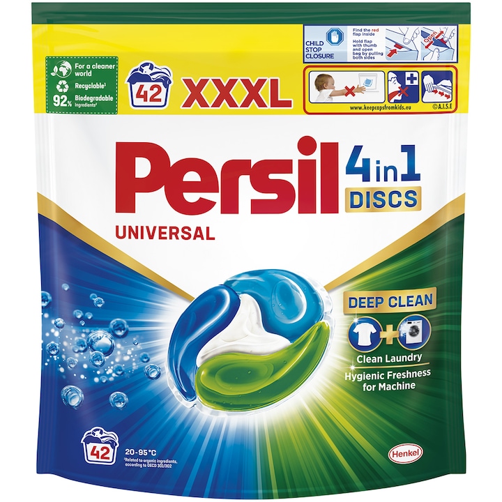 Капсули за пране Persil Discs Universal, 42 пранета