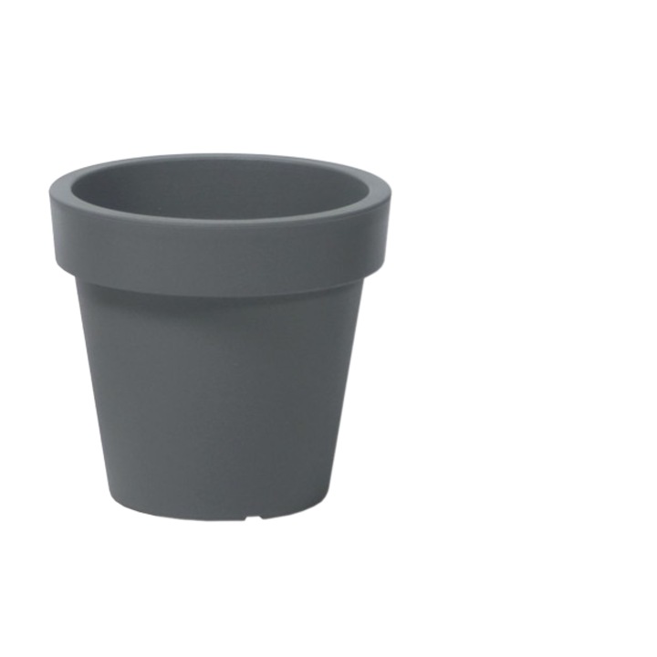 Ghiveci cu roti, Prosperplast, Plastic, 58.2 cm, Gri