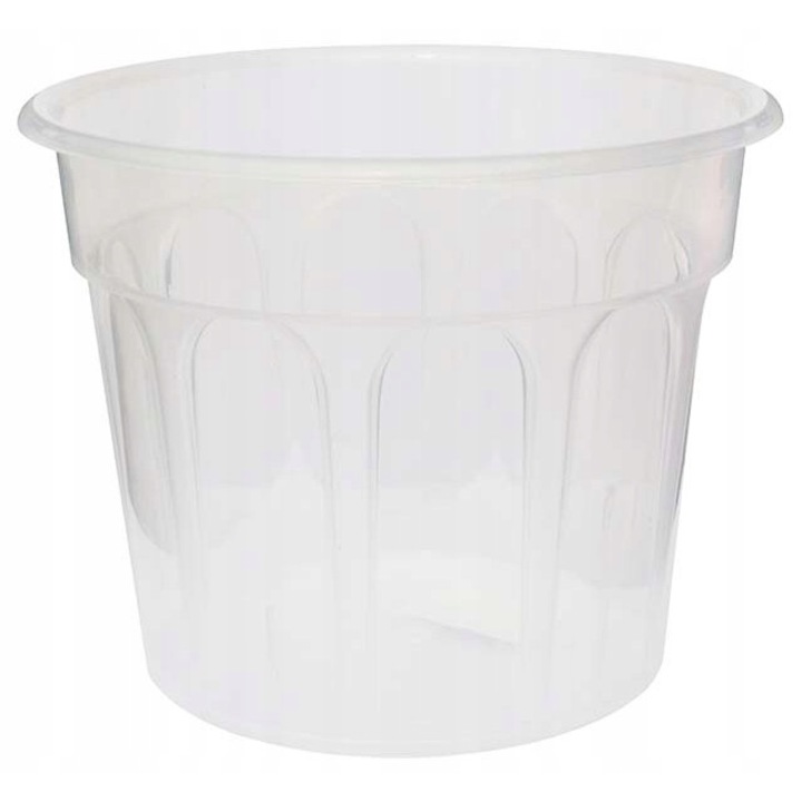 Ghiveci Inna, Plastic, Transparent