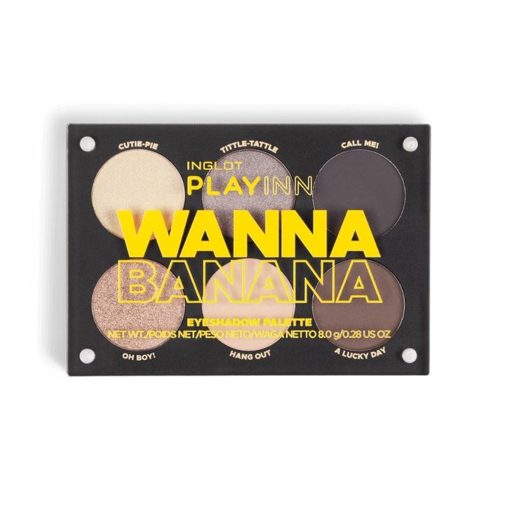 Paleta de farduri de pleoape, Inglot, 8 g