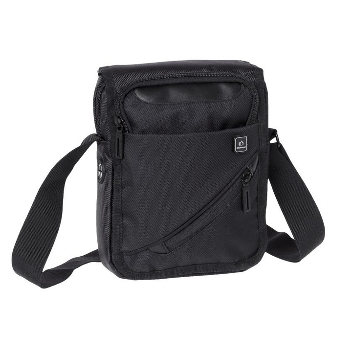 Válltáska, Diplomat, LC 952, Fekete