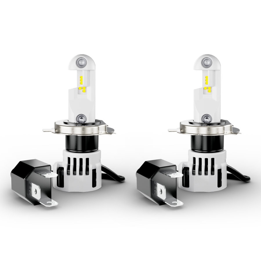 Osram H4 LED XTR 6000K White Headlight Bulbs (x2) 13W High/Low Beam P43t  12v