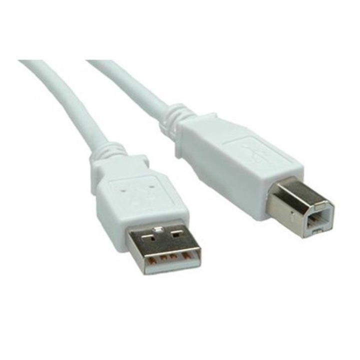 USB 2.0 AB kábel, 4,5 m, fehér