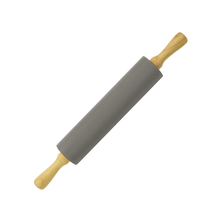 Силиконова Точилка за тесто на Kinghoff, Kh-1629, 47,5 см, сив