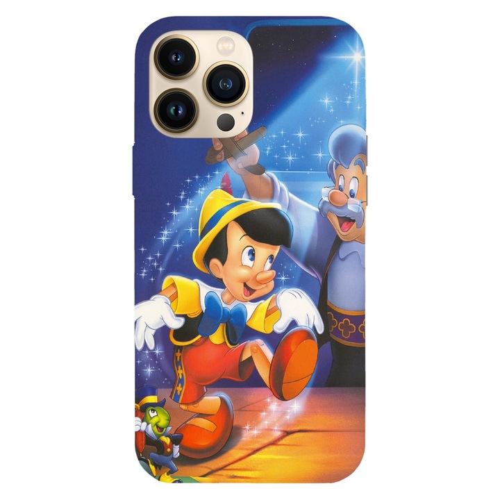 Husa compatibila cu Apple iPhone 12 / iPhone 12 Pro, Viceversa, model Pinocchio, Silicon, TPU