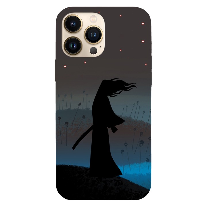 Husa compatibila cu Apple iPhone 12 / iPhone 12 Pro, Viceversa, model Samurai Jack on the realm of the dead, Silicon, TPU