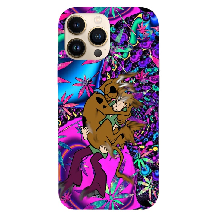 Калъф Viceversa, За Apple iPhone 11 Pro Max, модел Scooby Doo psychedelic art, силикон, TPU