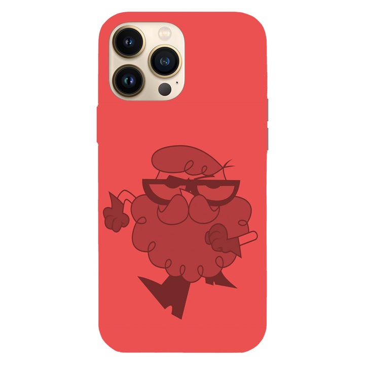 Husa compatibila cu Apple iPhone 12 / iPhone 12 Pro, Viceversa, model Beard to Be Feared Dexter, Silicon, TPU