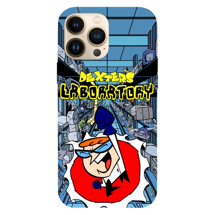 Husa compatibila cu Apple iPhone 12 / iPhone 12 Pro, Viceversa, model Dexter's Laboratory, Silicon, TPU