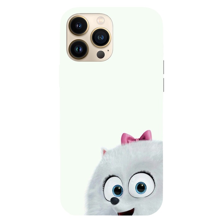 Husa compatibila cu Apple iPhone 12 / iPhone 12 Pro, Viceversa, model Gidget The Secret Life of Pets, Silicon, TPU