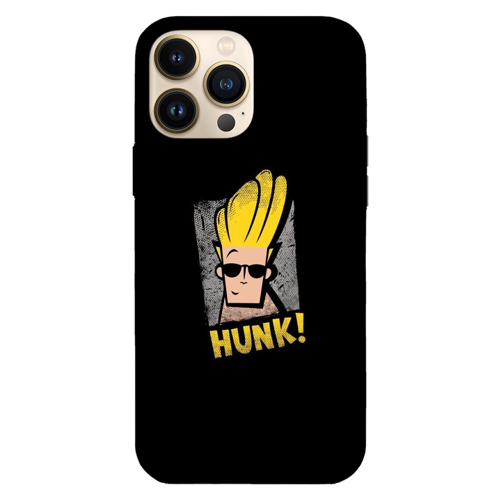 Husa compatibila cu Apple iPhone 12 / iPhone 12 Pro, Viceversa, model Johnny Bravo Hunk, Silicon, TPU