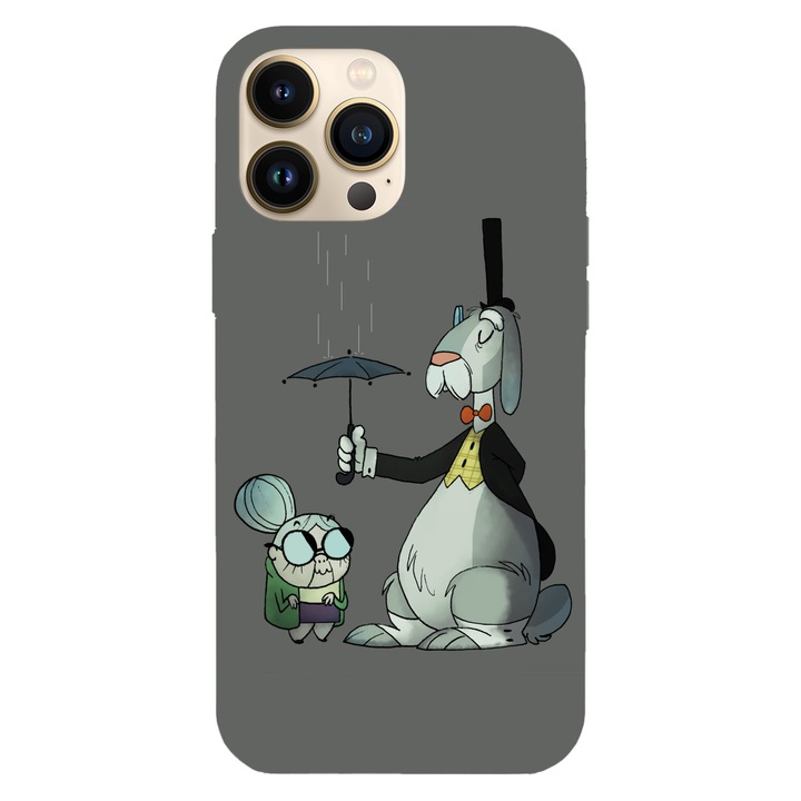 Husa compatibila cu Apple iPhone 12 / iPhone 12 Pro, Viceversa, model Mr Herriman and Anais Foster Home, Silicon, TPU