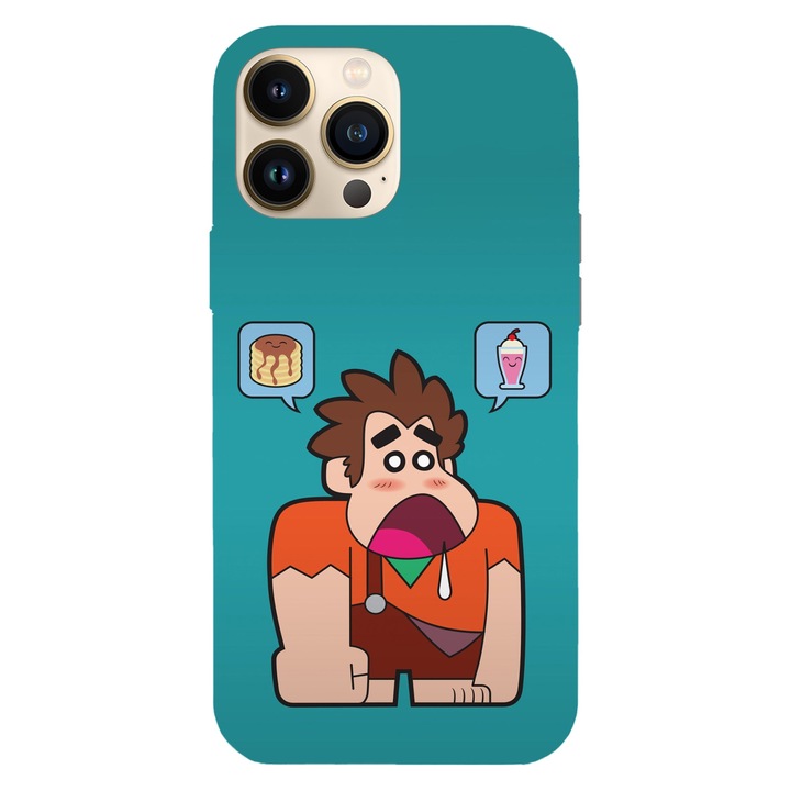 Husa compatibila cu Apple iPhone 15 Pro Max, Viceversa, model Inside brain of Ralph from Ralph break the internet, Silicon, TPU
