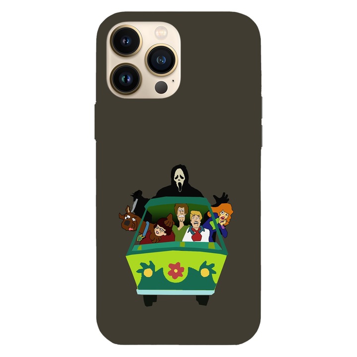 Husa compatibila cu Apple iPhone 12 / iPhone 12 Pro, Viceversa, model Mystery team Scooby Doo, Silicon, TPU
