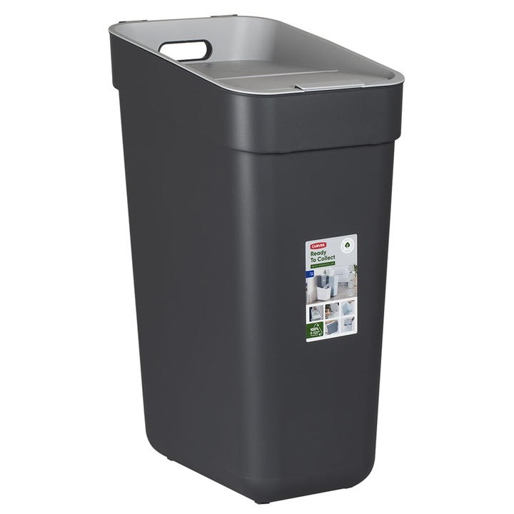 Cos de gunoi Curver, pentru reciclare, 30 litri, gata de colectare