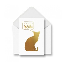 felicitare cu plic cat meow mesaj ingragostiti colaj metalic auriu imagen 20_0_
0