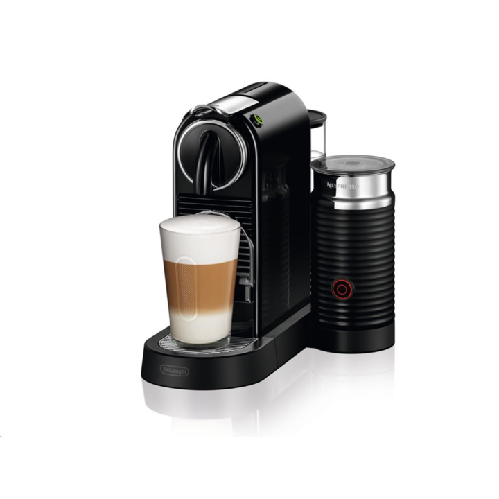 Espressor Nespresso DeLonghi Citiz&Milk EN267.BAE, 1720 W, 1 L, 19 bar, Negru + Aparat pentru spumare lapte