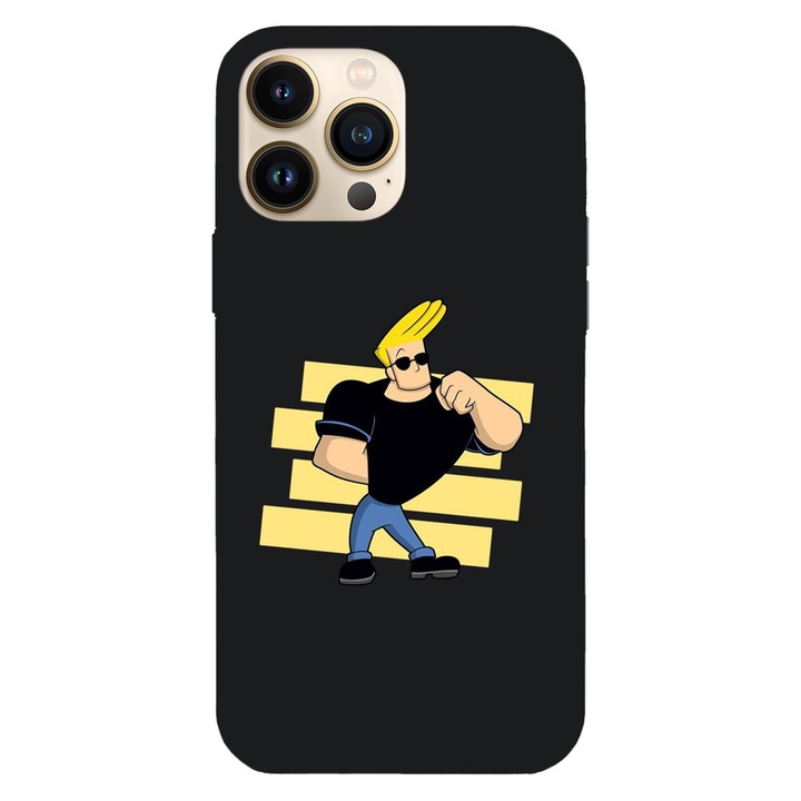 Husa compatibila cu Apple iPhone 12 / iPhone 12 Pro, Viceversa, model Hi im Johnny Bravo, Silicon, TPU