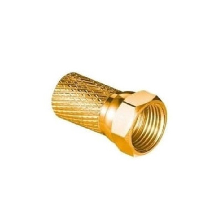 Mufa SAT F, Libox, 6.8 mm, Auriu