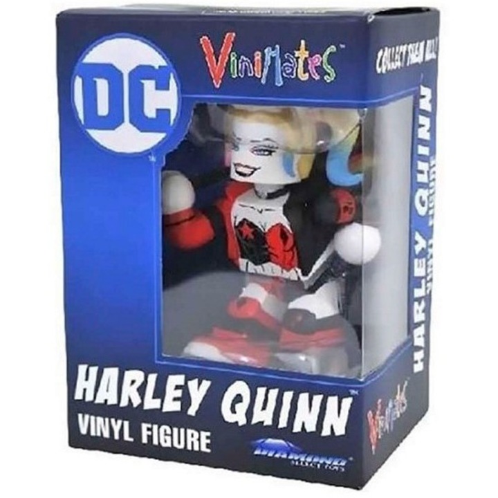 Figurina DC Comics ViniMates Harley Quinn, 16x11.5 cm, Multicolor