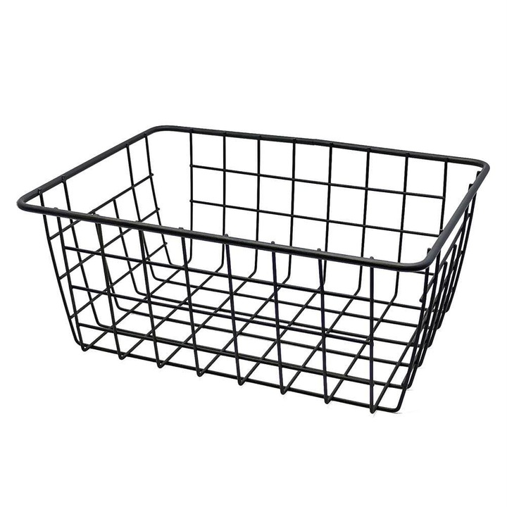 Cos pentru fructe Orion, Metal, Negru