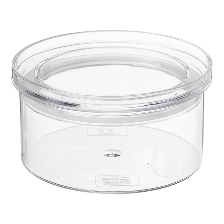 Recipient alimentar Plast Team, 0.8 L, Transparent