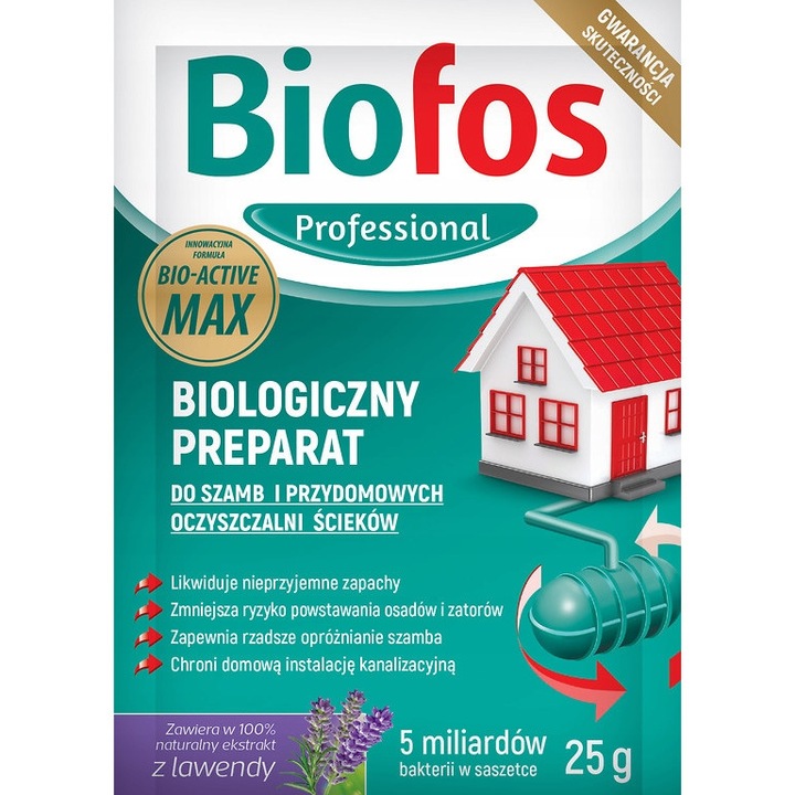 Tratament Biofos pentru fose septice si statii de epurare, Inco, 25g