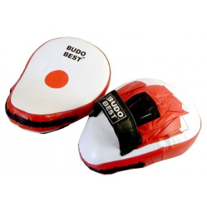 Palmare Curbe Steel, Alb/Rosu/Negru, Piele ecologica