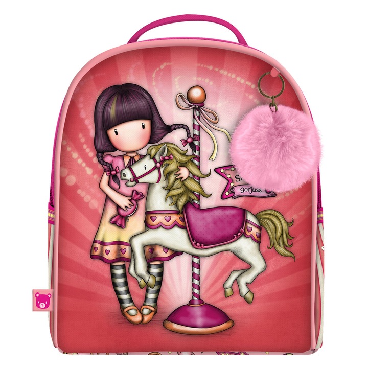 Училищна Чанта Gorjuss Carousel Mini, Подплатена