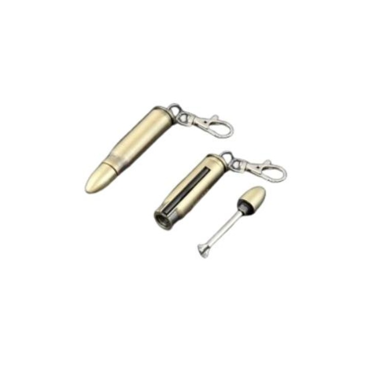 Bricheta 2 in 1 pe benzina, Metal, Auriu