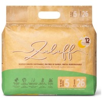 Scutece chilotel de unica folosinta din bambus, Nr. 5, +12 kg, 26 bucati, Zuluff