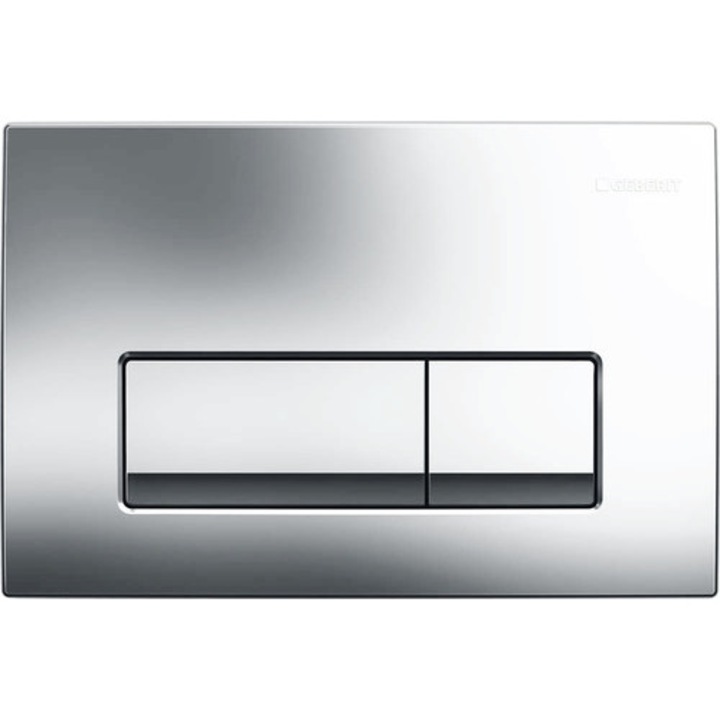 Clapeta de actionare GEBERIT Delta 50 plastic crom lucios